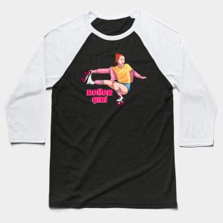 Roller Girl Baseball T-Shirt